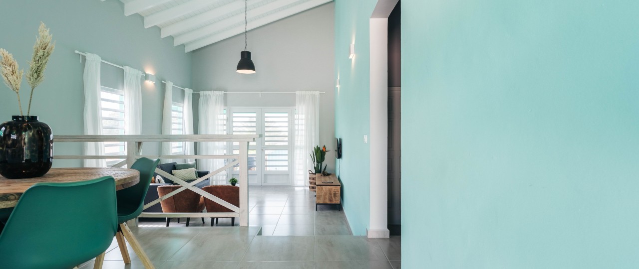 Interior acolhedor do bungalow