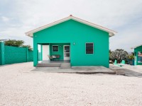 Vista exterior do bungalow no Bon Bini Resort Curaçao